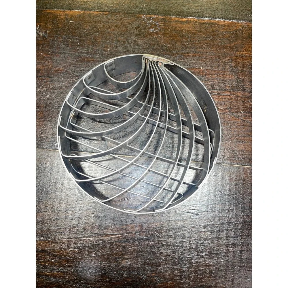 Concha Cutter Mexican 2‎ sided Stainless Steel Bread Stamp Baking